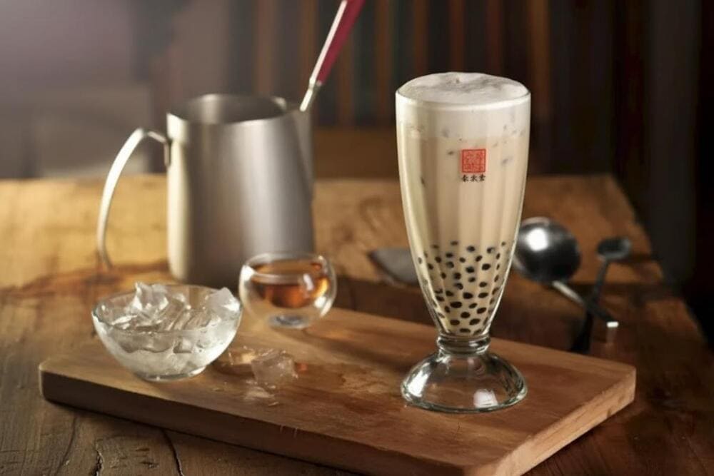 Trà sữa trân châu Chun Shui Tang.